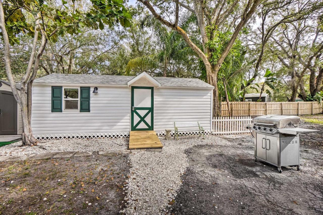 Tropical Palm Harbor Studio Walk To Gulf! Buitenkant foto